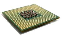 Contact pads on processor Contact pads on processor