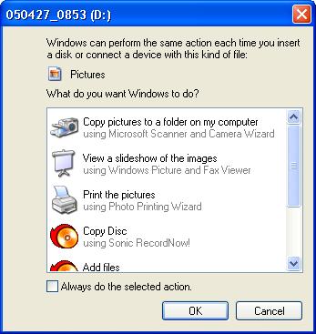 Select an action to take Select an action to take