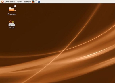 Double-click Install on the Desktop