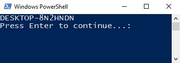 Display computer name