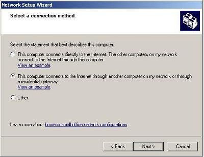 Network Setup Wizard