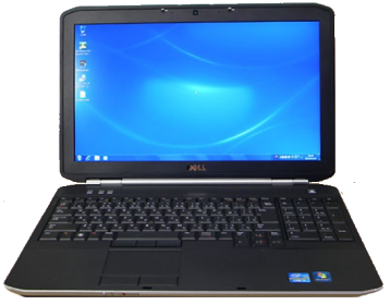 Laptop with new screen