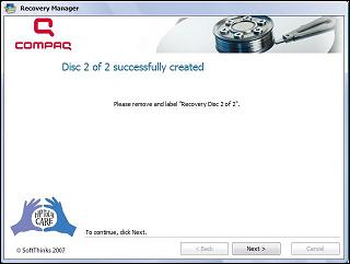 Last Disc Created