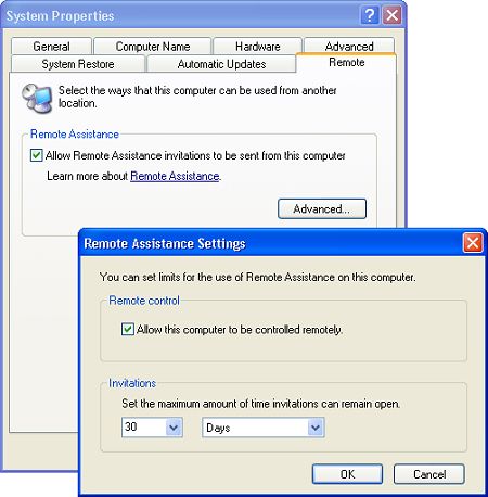 Enable Remote Assistance