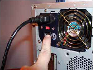 Turn the power on