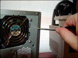 Remove the case screws