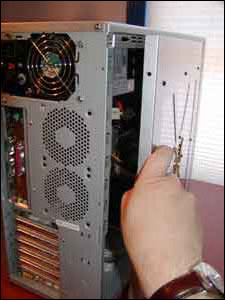 Remove the case cover