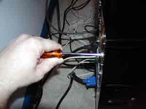 Replace the screws