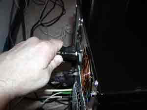 Attach the power cord
