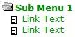 Expanding menu