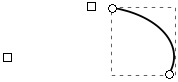 Arc without sides