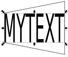 Fit the text to the shape Fit the text to the shape