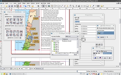 free open-source Scribus Professional Desktop Publishing Application