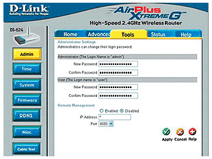 Setting the SSID