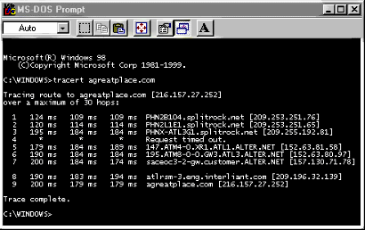TRACERT